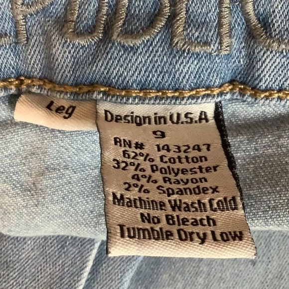 Blue Republic Slim Flare Fringe Leg Jean Size 9 New With Tags. - Picture 6 of 8